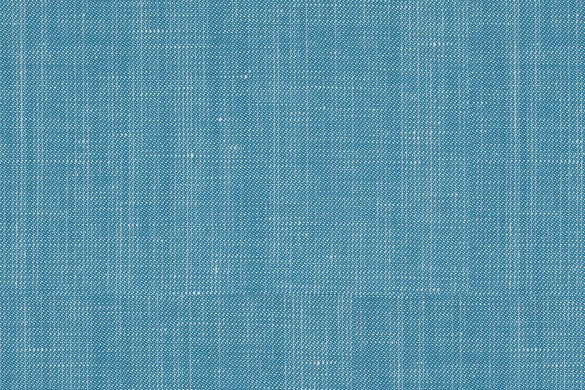 Dormeuil Fabric Blue Plain 56% Linen 44% Wool (Ref-881306)