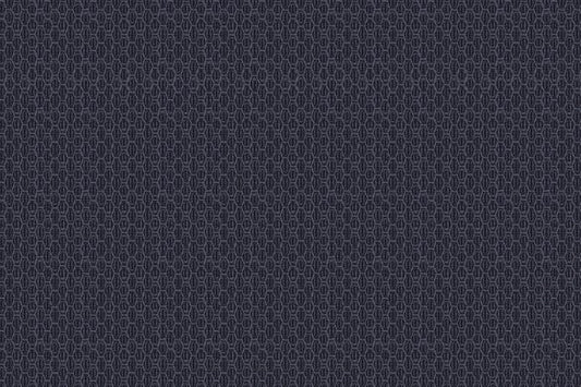 Dormeuil Fabric Navy Micro Design 65% Linen 35% Wool (Ref-881370)
