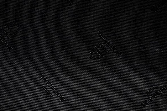 Dormeuil Fabric Black Plain 100% Viscose (Ref-899343)